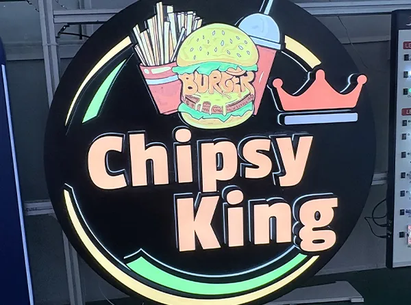 What light sources can be used to create acrylic luminous signs?