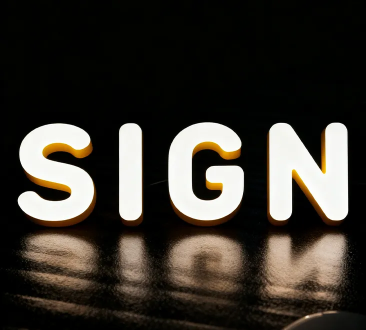 LED Acrylic Faux Neon Signs