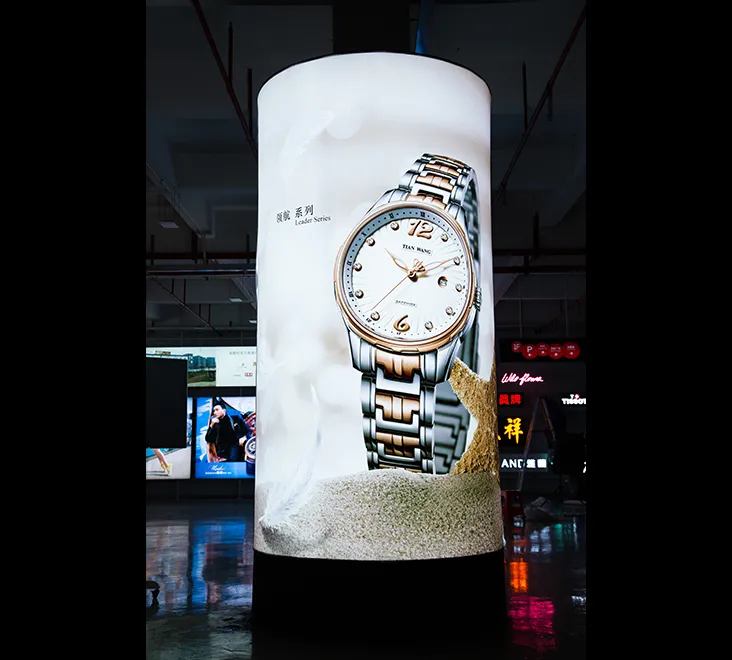 Column Wrap Light Box