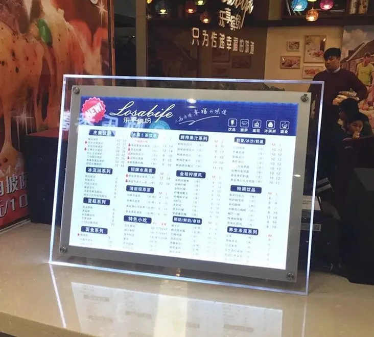 LED Crystal Light Box