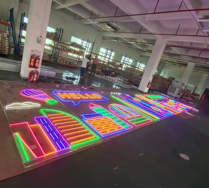 Integrated Neon Sign | Outdoor Neon Sign - Haichen