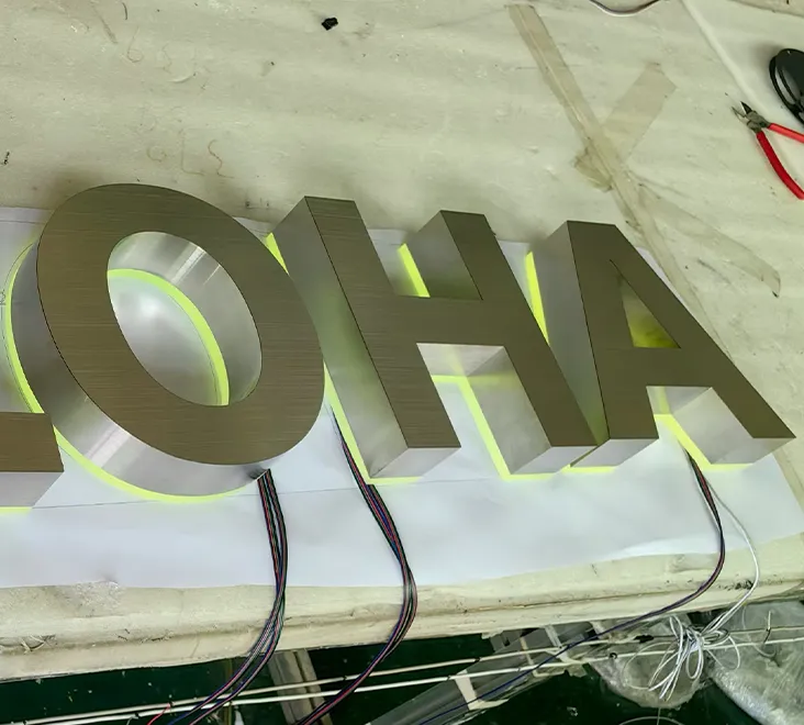 LED Backlit Letters | Halo Lit Channel Letters - Haichen