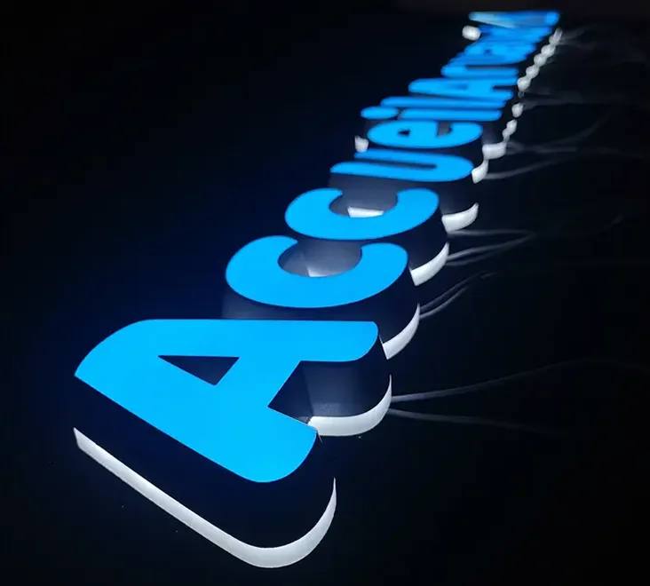 LED Frontlit & Backlit Channel Letters - Haichen