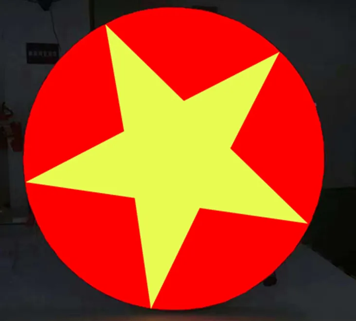 LED Round Fabric Light Box