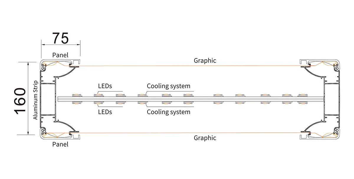 Structure-LED Snap-on Fabric Light Box-16075