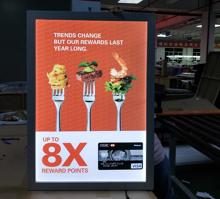 LED Snap-on Slim Lightbox